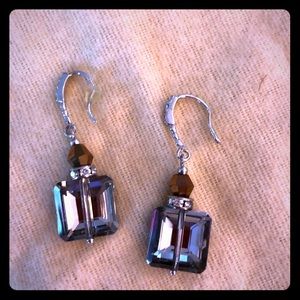 Earrings and matching necklace